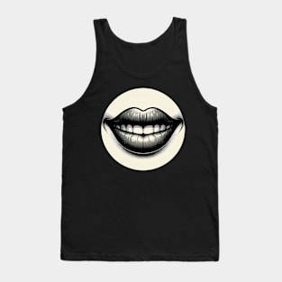 smiling mouth lips Tank Top